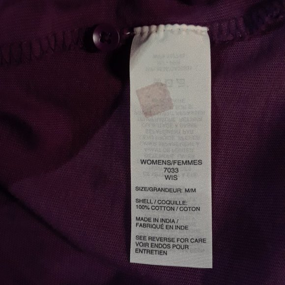 Woolrich Pintucked Long-sleeve Tunic - Purple - Picture 6 of 6